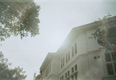 Low angle view of building against sky