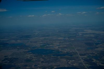 Aerial view of landscape