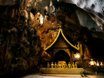 Cave in temple
