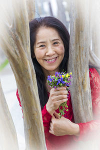 Portrait of a smiling young woman