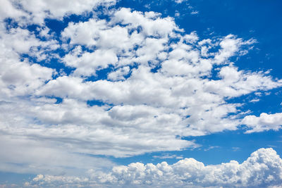 Low angle view of clouds in sky