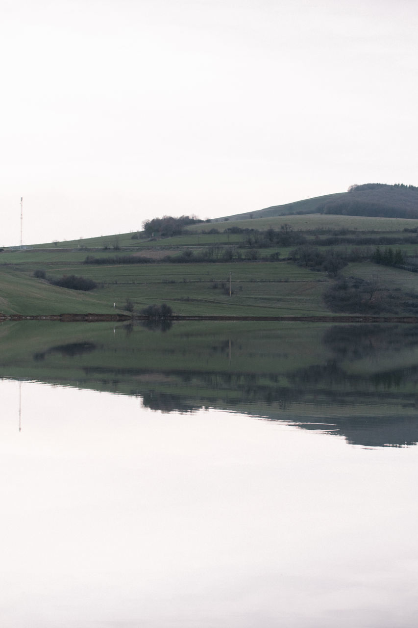 SCENIC VIEW OF LAND AGAINST CLEAR SKY