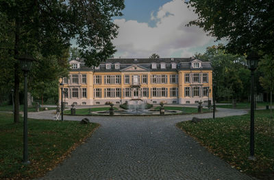 Built structures in park