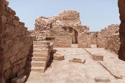 Old ruins against clear sky