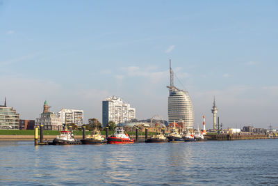 View of city at waterfront