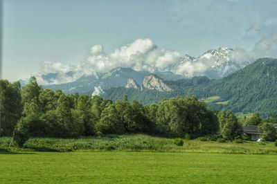 Scenic view of landscape against sky