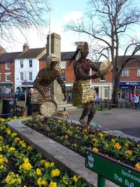 View of buildings in city
