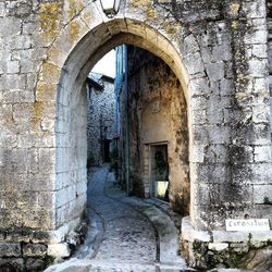 Entrance of old building