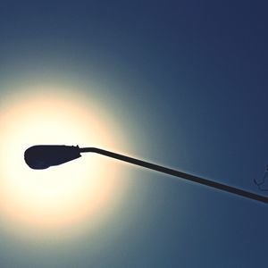 Low angle view of sky at sunset