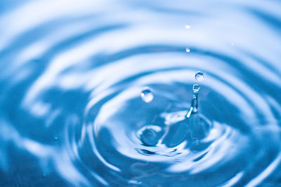 Full frame shot of water drop