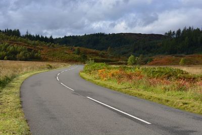 Dukes pass, between aberfoyle and loch katrine in loch lomond and the trossachs n.p.,  scotland