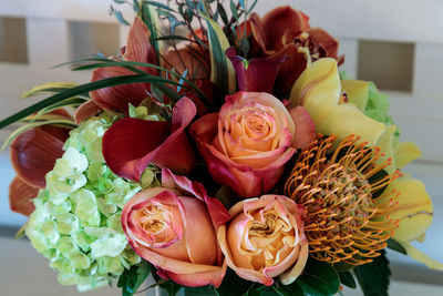 Close-up of rose bouquet