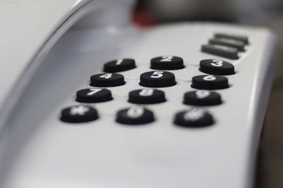 Close-up of computer keyboard