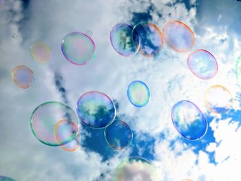 Aerial view of bubbles