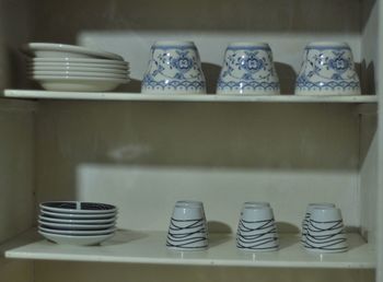 Stack of objects in kitchen