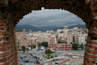 View of city against sky