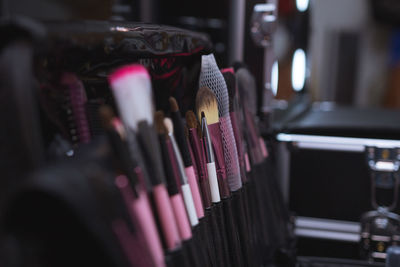 Make up artist brushes