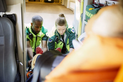 People sitting in bus