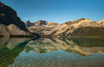 Bow lake at banff