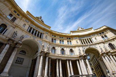 Low angle view of historical building