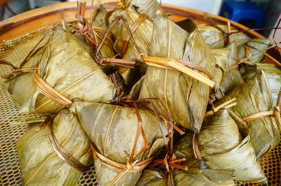 Close-up of leaves for sale in market