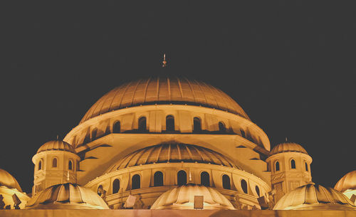 Low angle view of temple