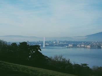 View of city at waterfront