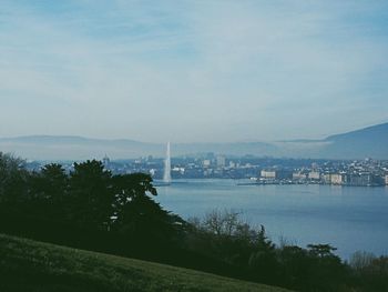 View of city at waterfront