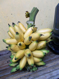 Close-up of fruits on table