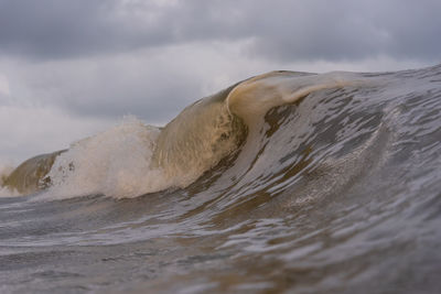 Scenic view of sea waves