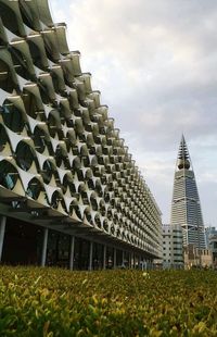 Low angle view of modern office building