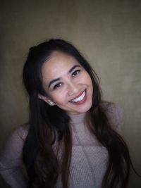 Portrait of a smiling young woman