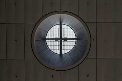 Directly below shot of skylight in building