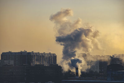 Winter cityscape 