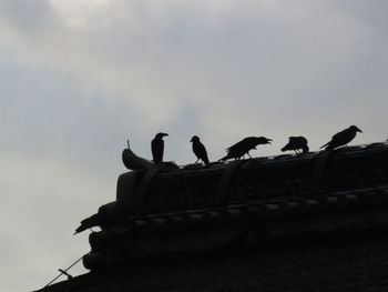 Low angle view of building against sky