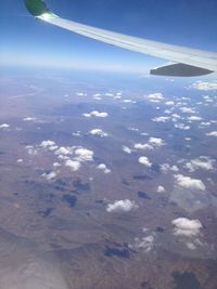 Aerial view of landscape against sky