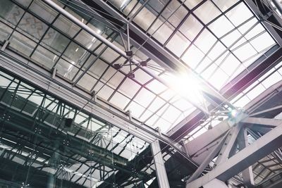 Low angle view of ceiling