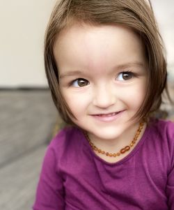 Portrait of a smiling girl