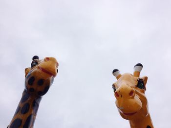 Close-up of horse against sky