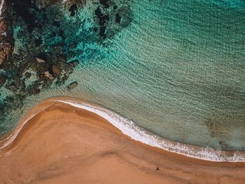 Aerial view of beach