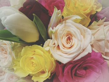 Close-up of rose bouquet