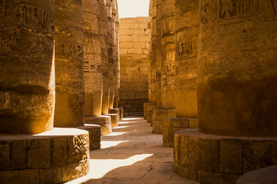 Ancient ruins in luxor