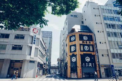 View of buildings in city