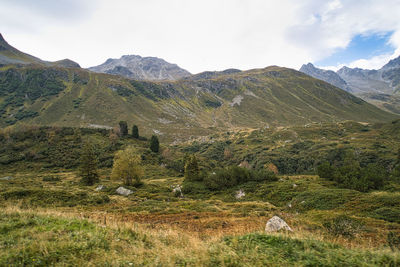 Scenic view of landscape against sky