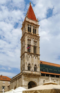 Low angle view of historical building against sky