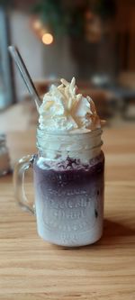 Enjoy a cool creamy beverage at your favorite cafe, smoothie shop or restaurant.