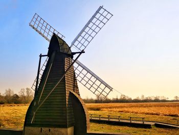 Wicken fen windmill. cambridgeshire uk