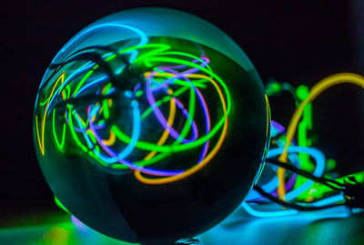 Close-up of multi colored lights