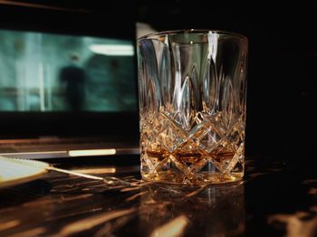 Close-up of drink on table