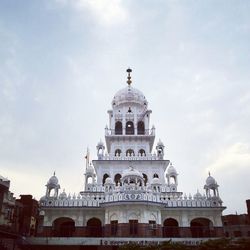 Low angle view of historical building against sky